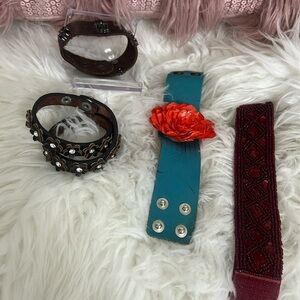4 Bracelets  Super Cute